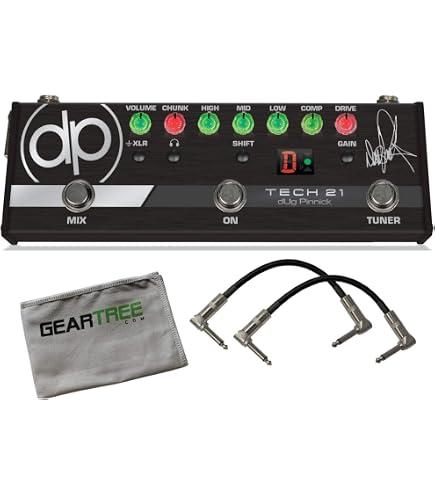 Amazon.com: Tech 21 DUg Pinnick Signature Bass Distortion Pedal
